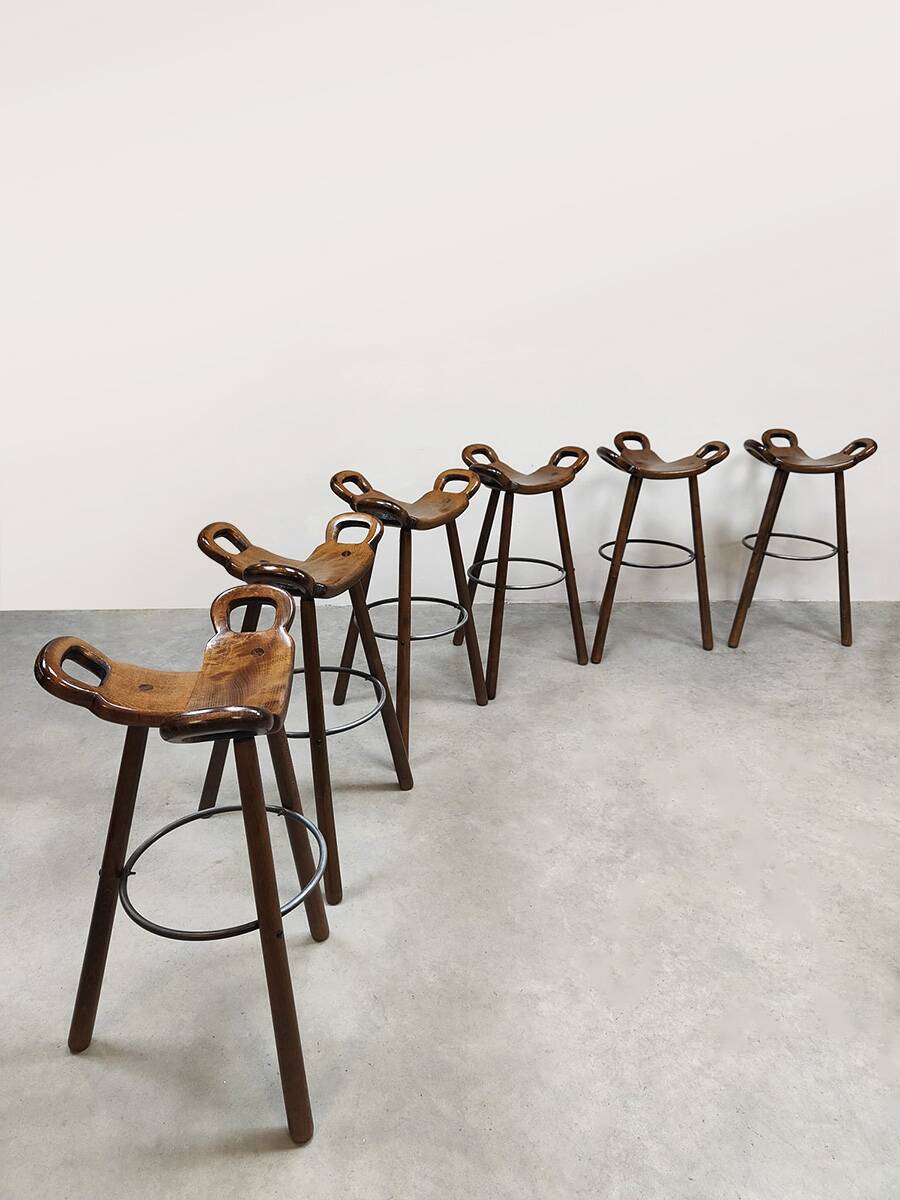 Midcentury Spanish barstools