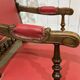 Breton armchair and its footrest from the 1930s.