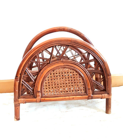 Rattan magazine holders and sun canning, 1960
