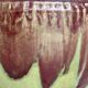 Large multicolored handmade ceramic plant pot