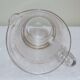 Pitcher in frosted glass and gilding 1 liter