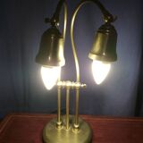 Lampe style industrielle double articulation