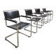 Chaises à repas design vintage S34 Mart Stam Thonet 1970