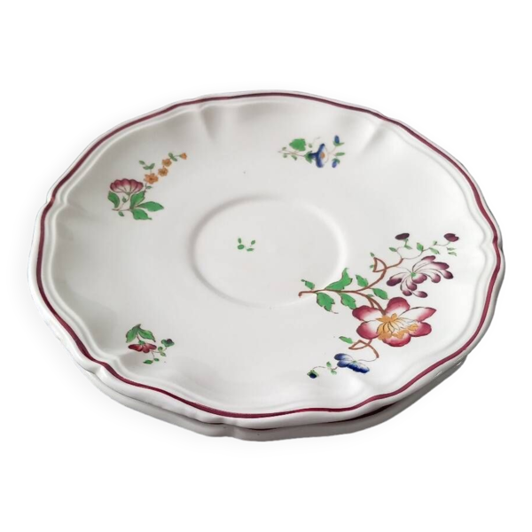 2 assiettes à dessert  Sarreguemines modèle Strasbourg Bon état -  reconditionné disponible sur Selency