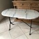 Table bistrot en marbre