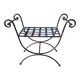 Stool/Seat "Curule" Neo-Classical Empire style