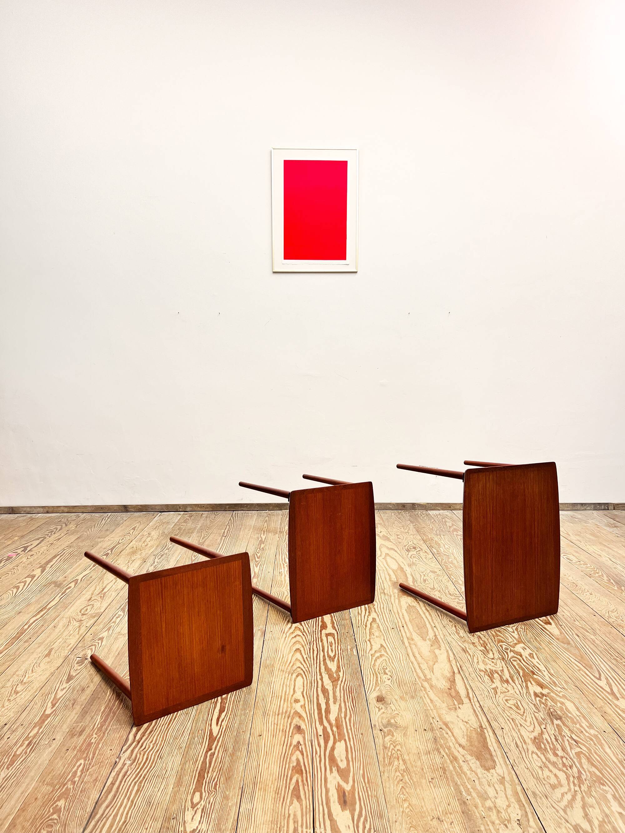 Set of Danish Mid Century Teak NestingTables, Coffee or  Sofa tables, Denkmark1950s