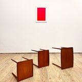 Set of Danish Mid Century Teak NestingTables, Coffee or  Sofa tables, Denkmark1950s