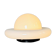 Sculptural Ufo Space Age Table Lamp In Opal Glass, Italy, 1970S