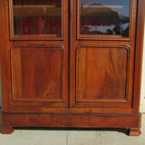 Bookcase old late 19th walnut