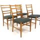 Set of 4 chairs, Petterson & Nilson, Stockholm, Sweden, 1970