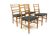 Set de 4 chaises, Petterson & Nilson, Stockholm, Suède, 1970