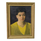 Art deco portrait, 1930, oil on canvas, framed,Robert Geenens (1896-1976)