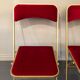 Duo of folding chairs