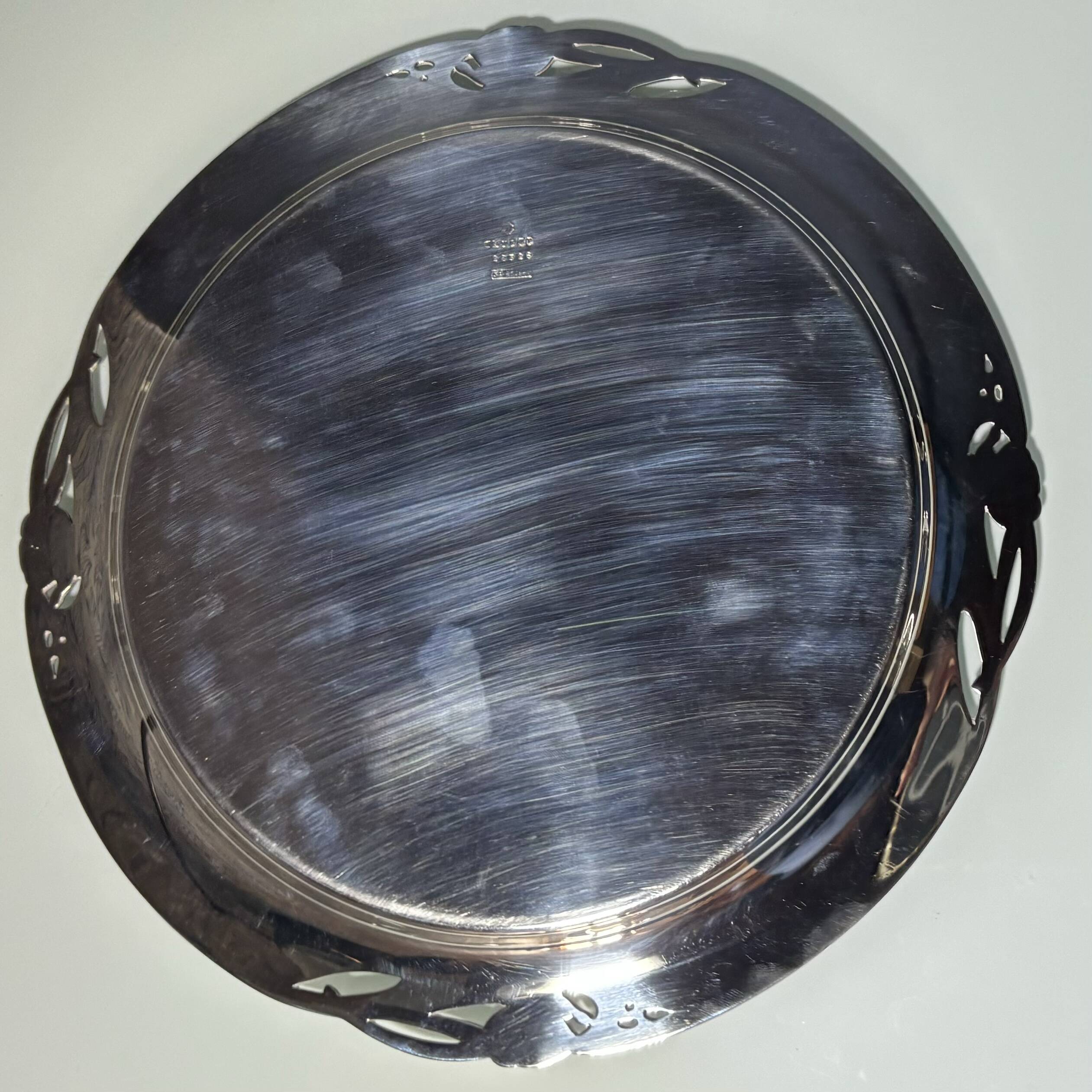 Silver-plated tray by William Hutton & Sons, late 19th century, English.