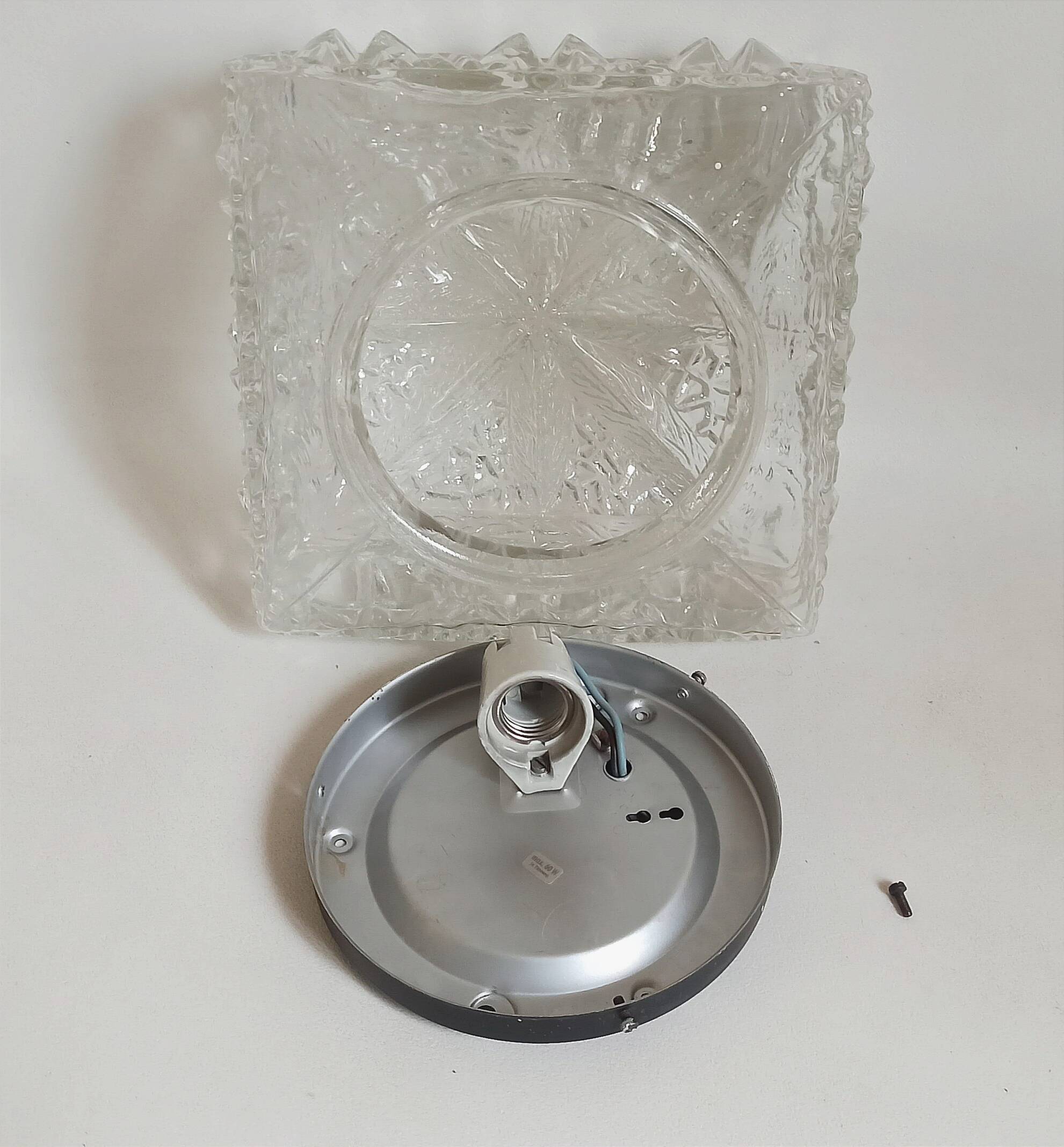 1960s ceiling or wall light width 25.5 cm