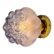Bubble glass wall sconce – Helena Tynell style, Germany, circa 1970s