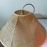 Lampshade suspension braided straw + fixing