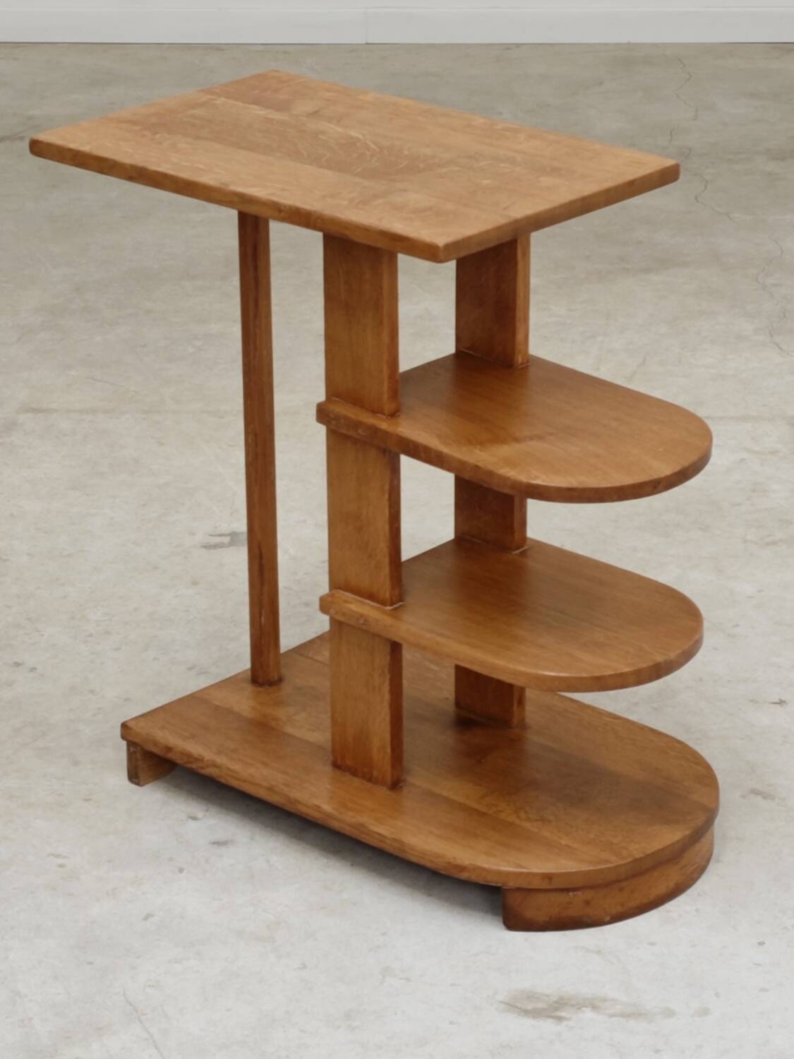 Asymmetrical Art Deco side table or pedestal table by Michel DUFFET 1930