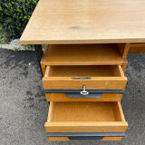Vintage modernist desk 1950-60 wood