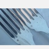 Christofle 12 silver metal table forks