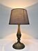 Lampe bronze patiné style néo classique vintage