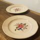 Lot de 2 assiettes Digoin Sarreguemines modèle 9177