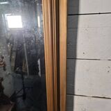 Art Deco gilded trumeau, bevelled mirror