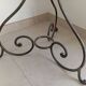 Pair of wrought iron planters
