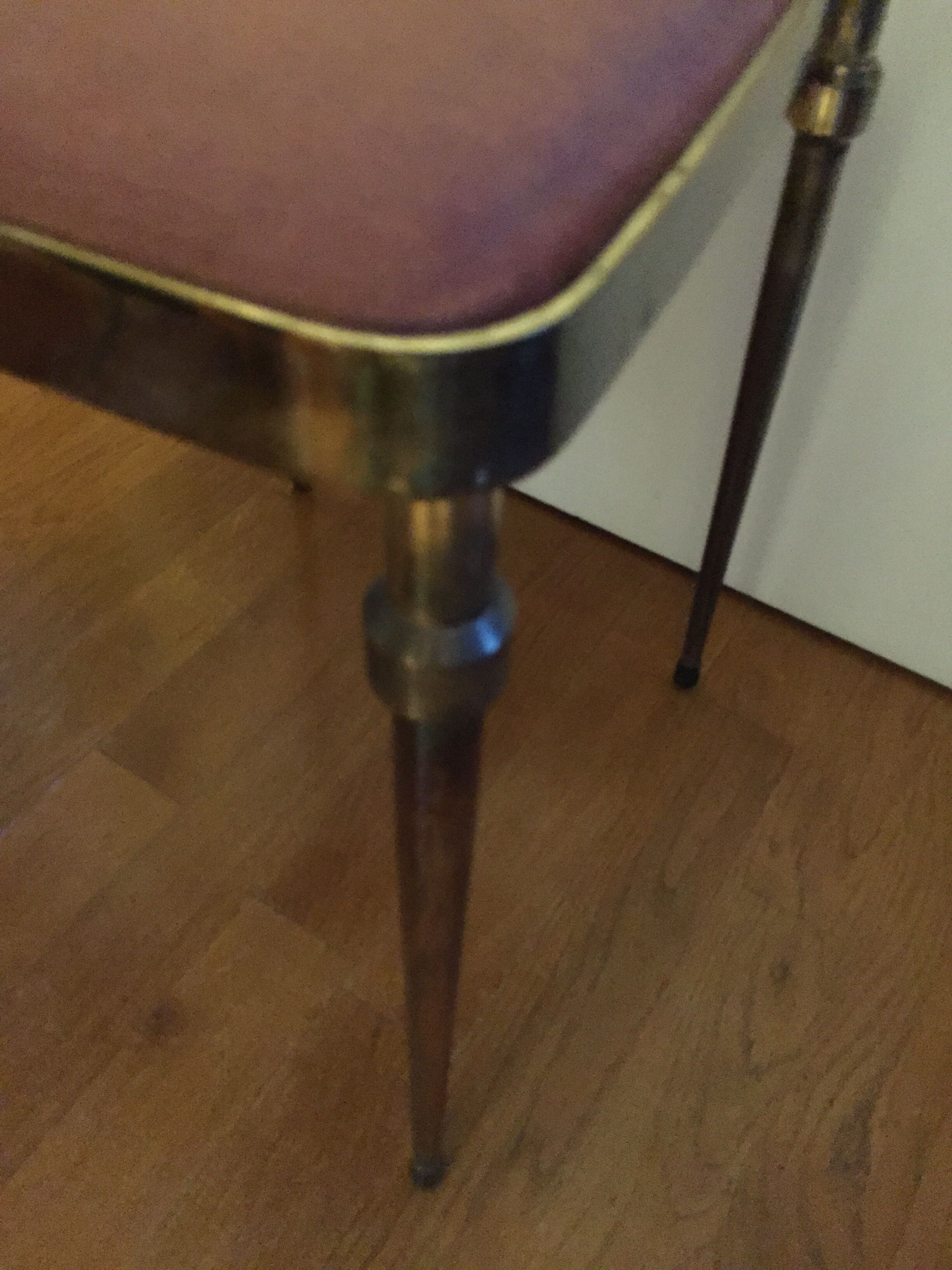 Golden metal Chair