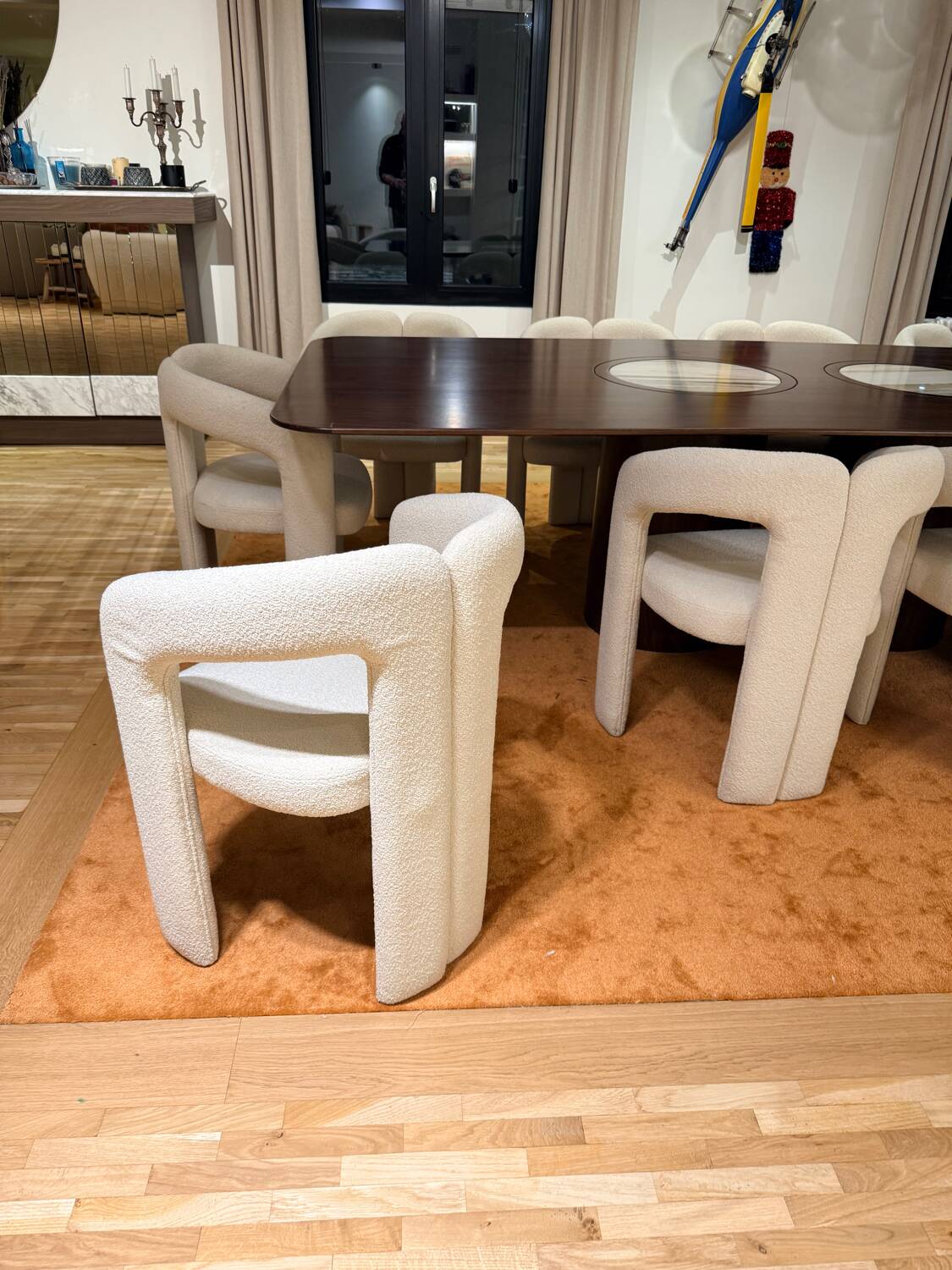 Contemporary table and chairs
