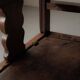Carved solid wood bench-chest, 18th century