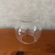 Round glass vase
