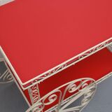 1950s French serving trolley for garden