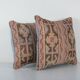 Set of 2 vintage Turkish cushion covers 46x46 cm