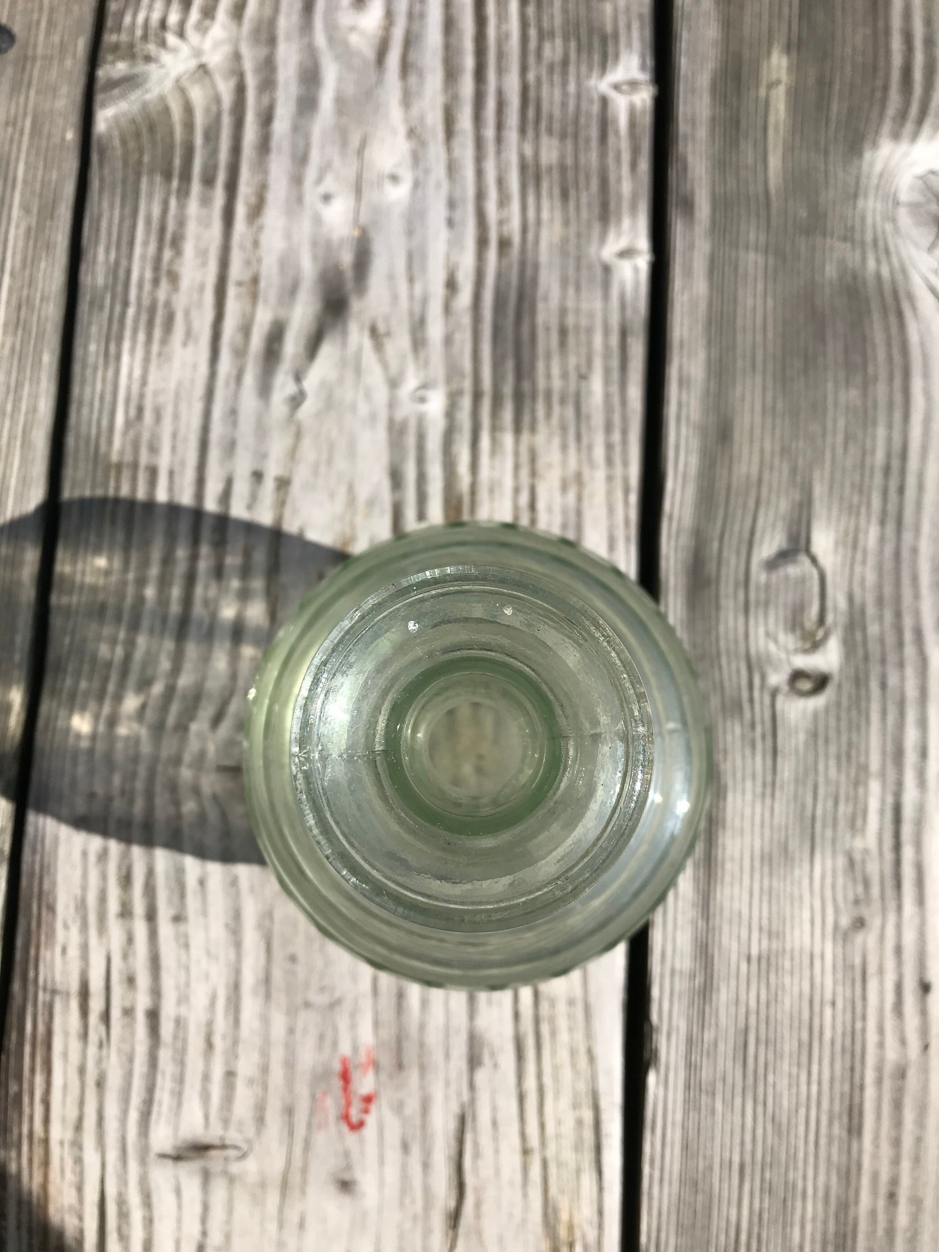 Vintage glass carafe