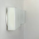 Pair of vintage Lita opaline wall lights, France 1970s