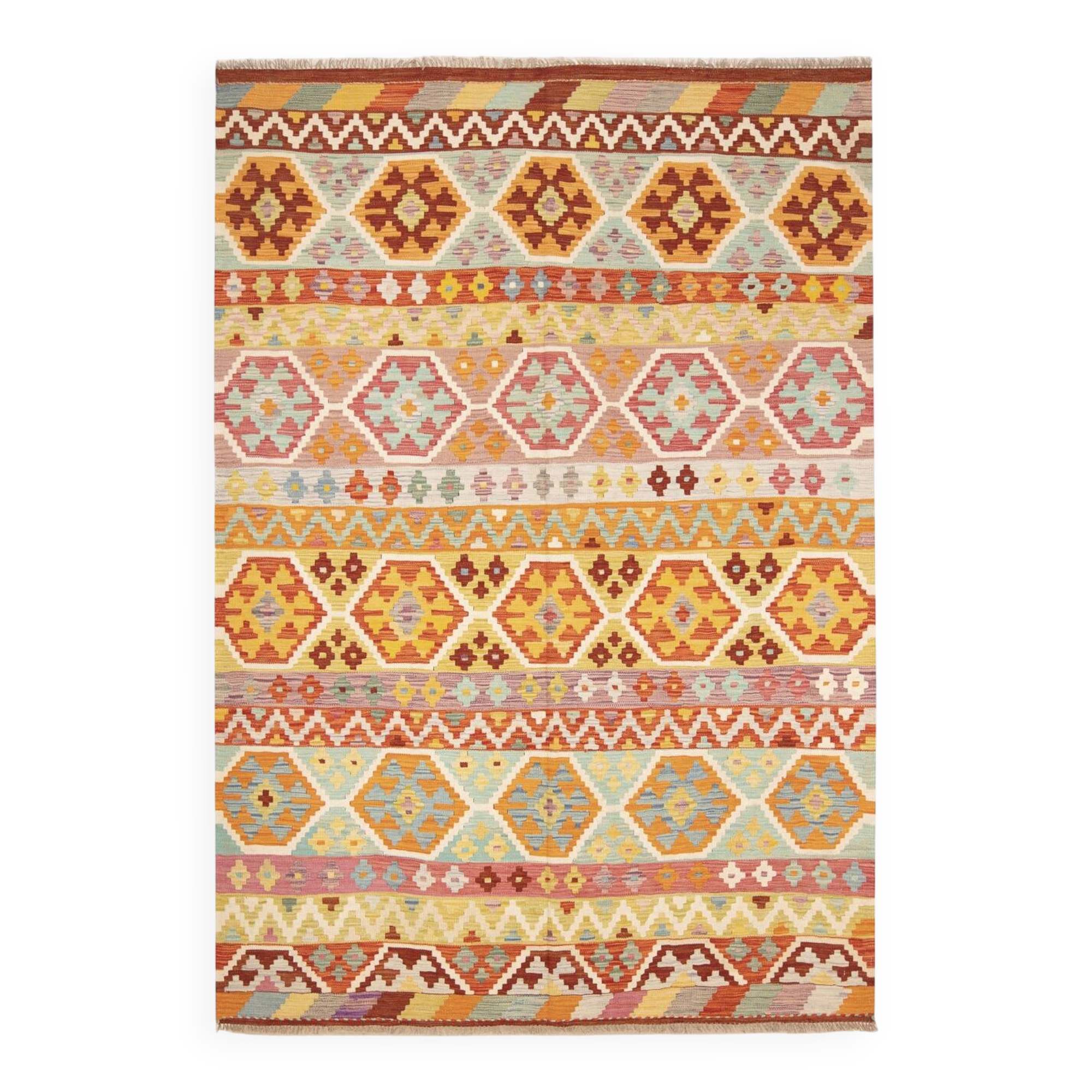 Afghan Pachtoune kilim 254 x 175 cm