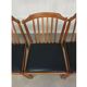 4 Scandinavian teak chairs with slats from the 1960s.