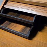 Modernist teak secretary by Fratelli Proserpio, Italy, 1960