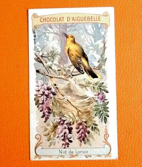 Set of 5 chromolithographs on Aiguebelle chocolate cardboard