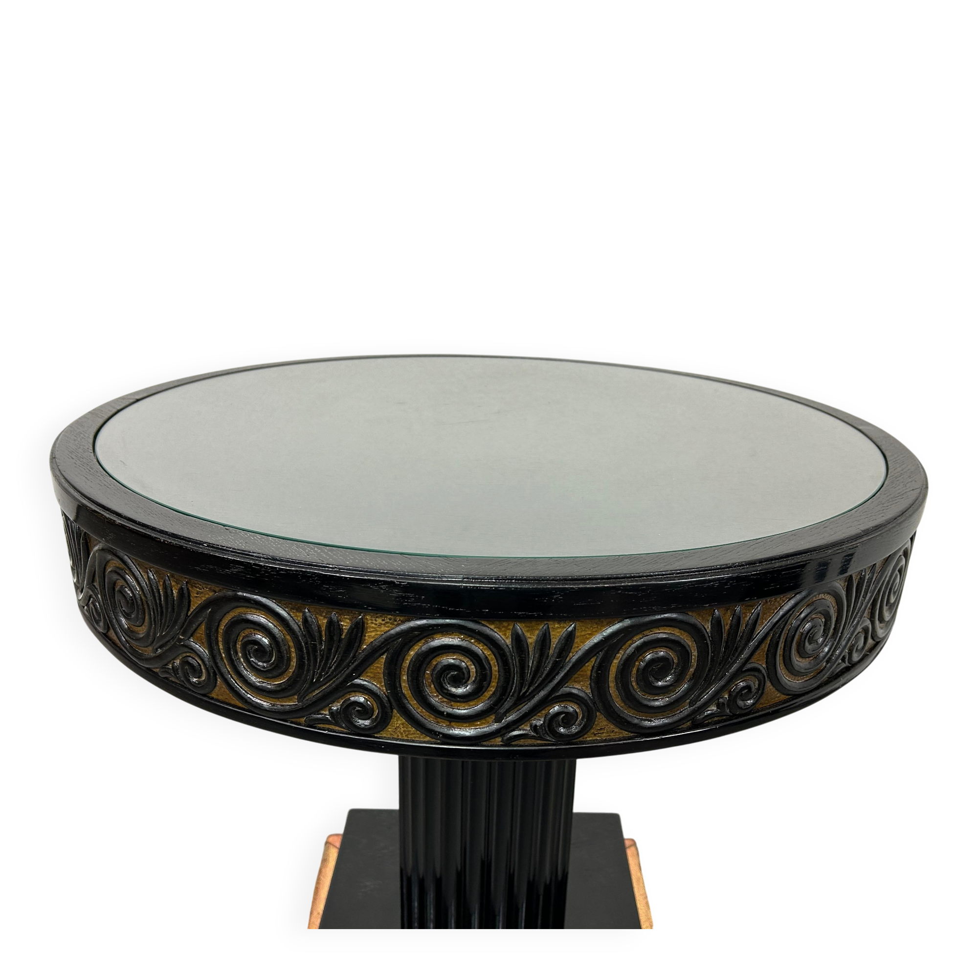 Black Jugendstil coffee table