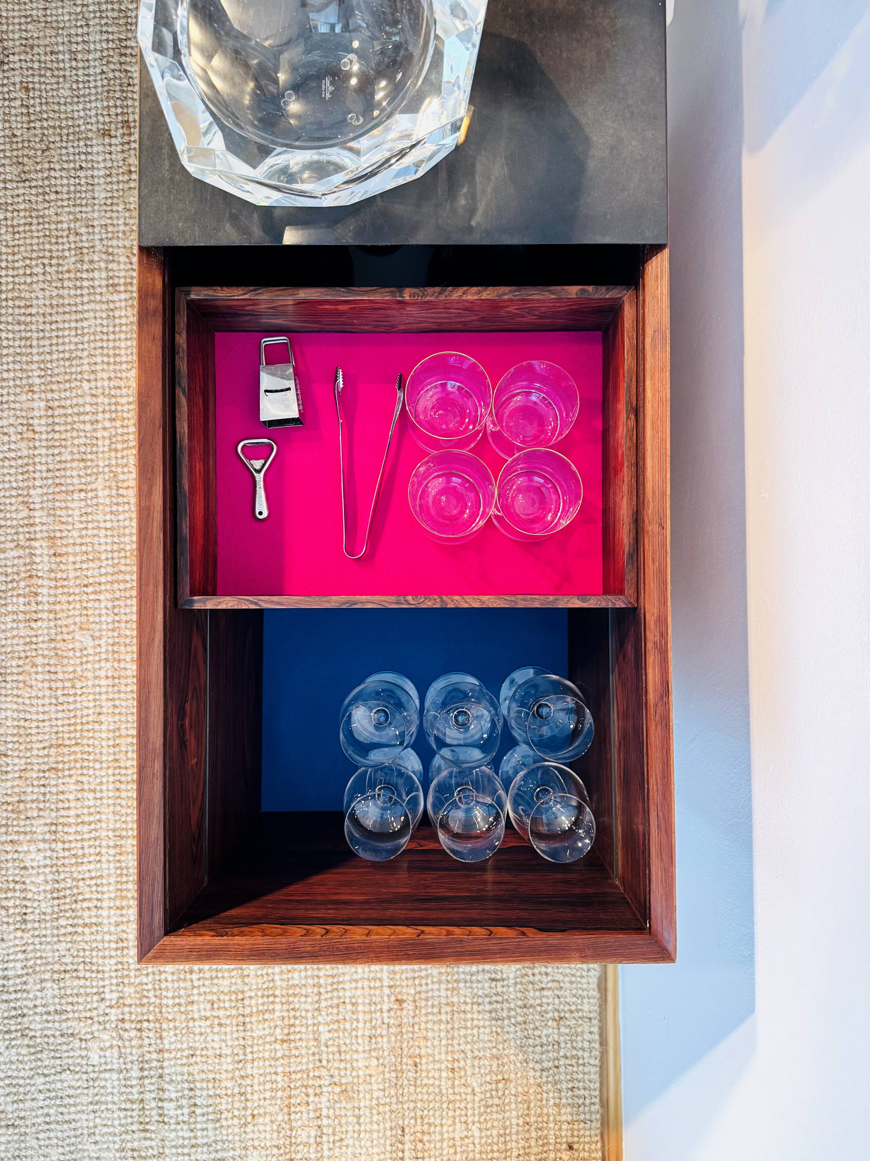 Danish Freestanding Bar Cabinet by Poul Nørreklit
