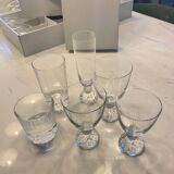 Set de 70 verres Crystal Durand - Organdi -