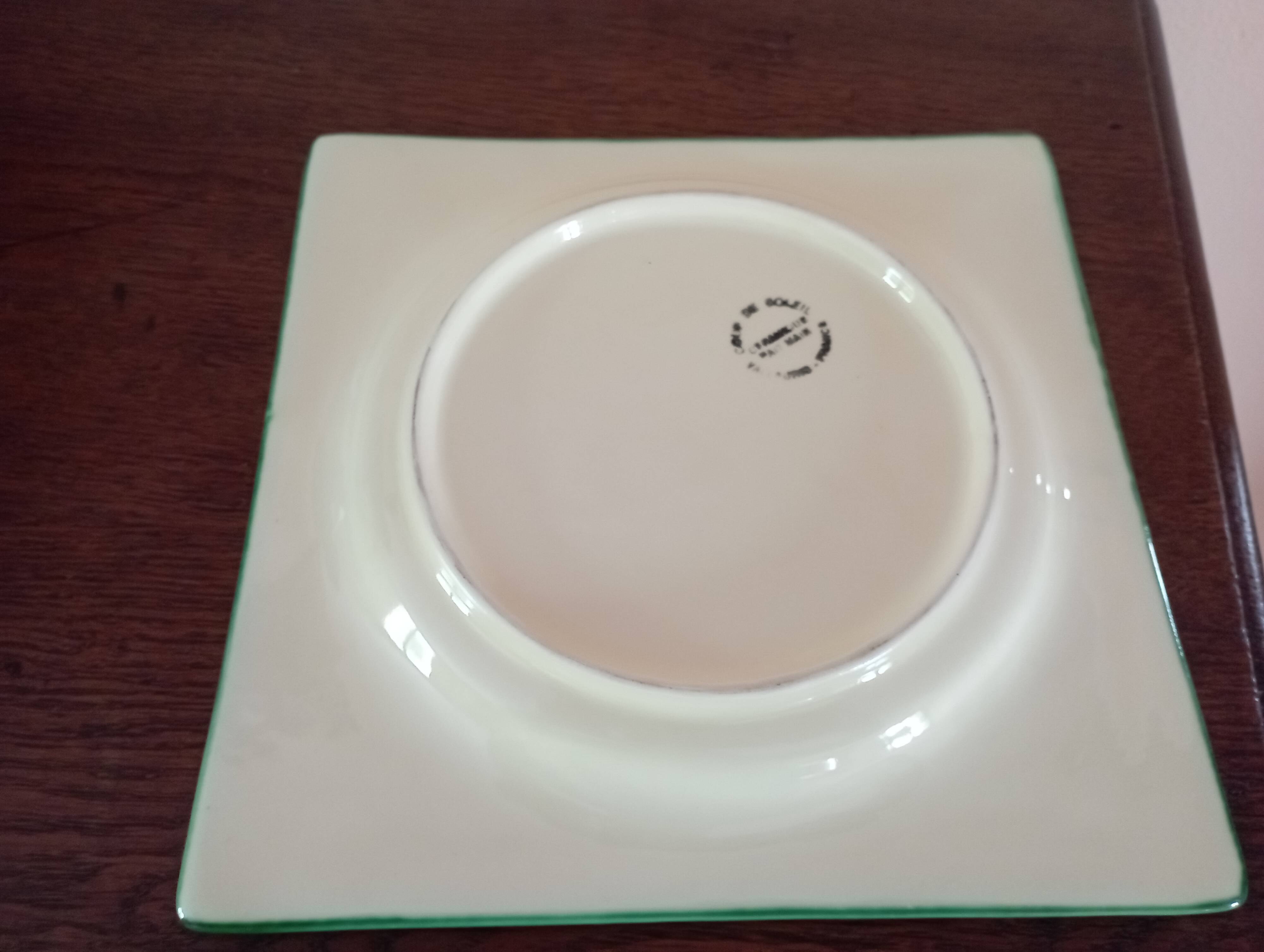 Assiette céramique Vallauris