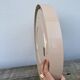 Miroir rond 1960 beige