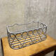 Gray wrought iron shelf