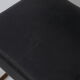 Black skai chair soft back