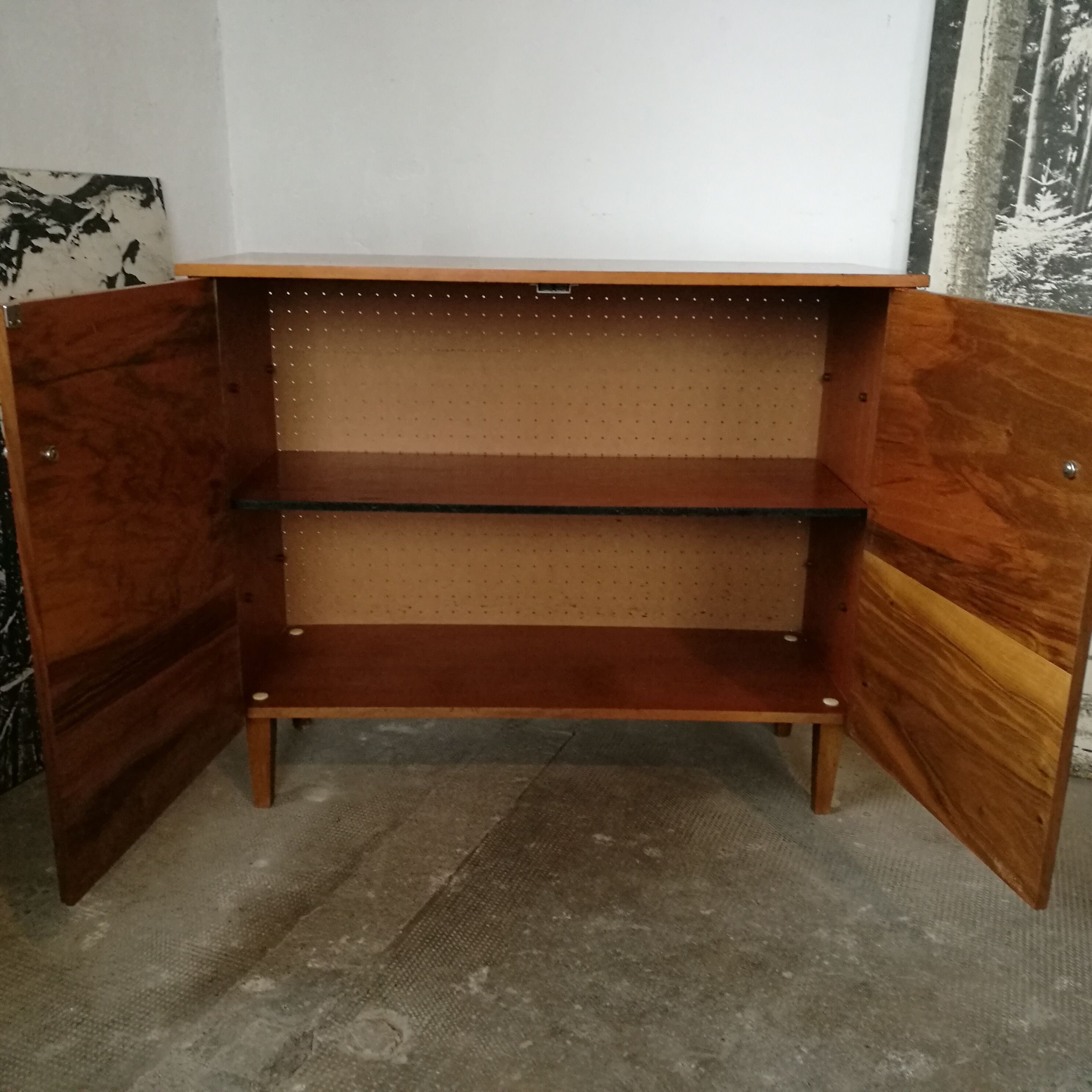 Vintage wooden storage furniture