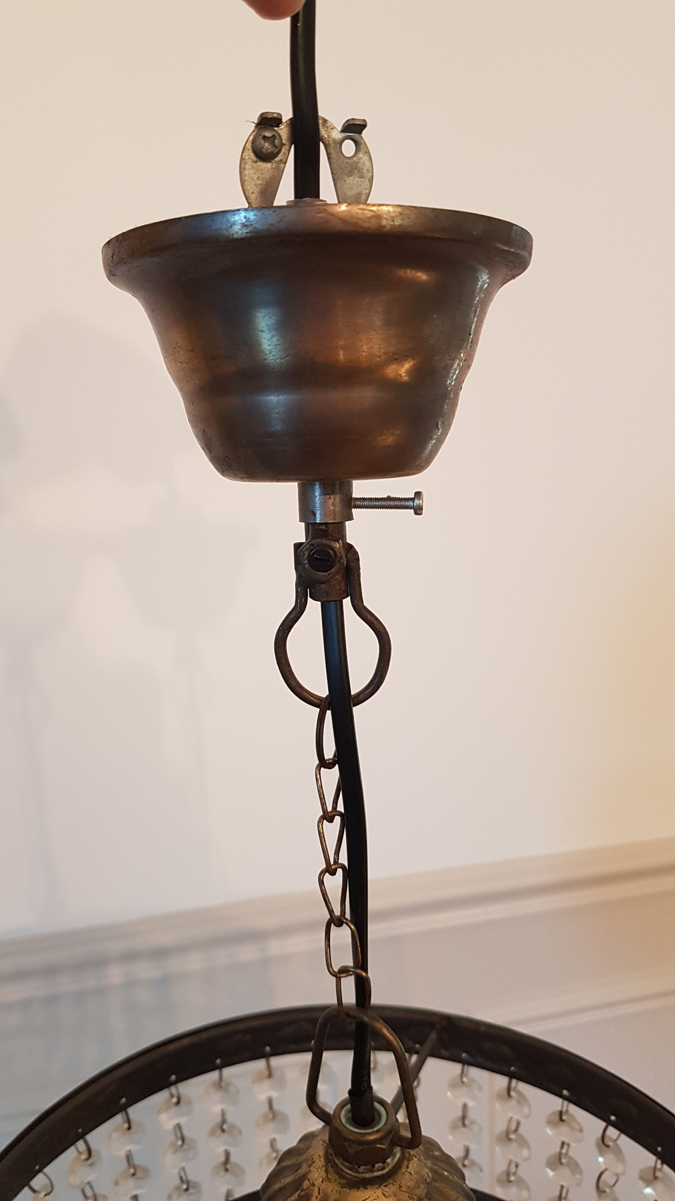 Chandelier with tassels